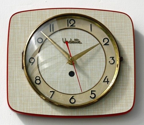Vintage 23cm vedette wanduhr - wanduhr,