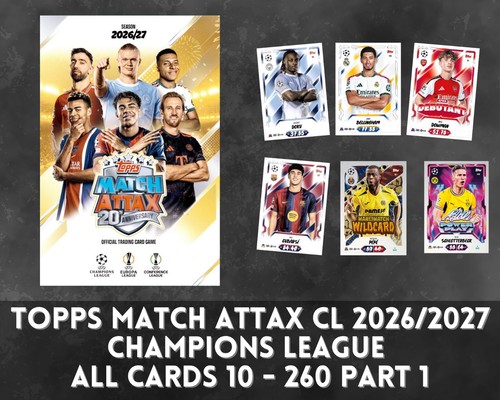 Topps match attax - attax, champions