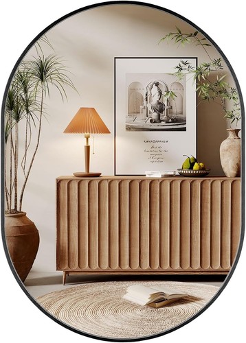 Wandspiegel oval 70x50cm - wandspiegel,