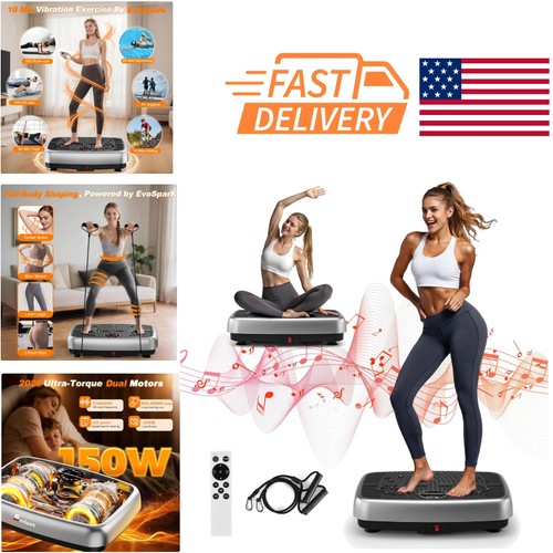 Powerful vibration plate with - vibration,