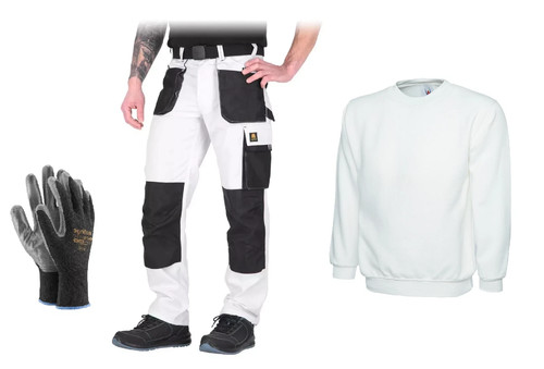 Malerhose weiß bundhose - malerhose,