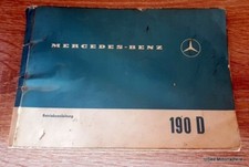 Mercedes 190D W110 Betriebsanleitung 1964
