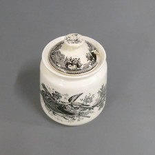 Seltene Senfdose Marmelade Dose Villeroy und Boch Artemis Jagdmotiv Alte Marke