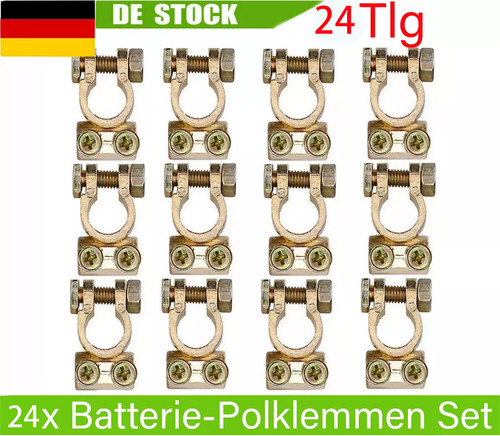 24x batterie polklemmen - 24x, set