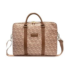 Guess GUCB15HGCFSEW Laptoptasche Gcube Stripes Braun - 16 Zoll