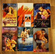 tolles Paket historische Liebesromane Bastei Jude Deveraux, Katherine Sutcliffe.
