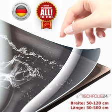 Tischfolie Schutzfolie Tischdecke Tischschutz Folie transparent 2.2 mm Glasklar 