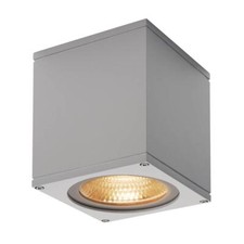 SLV Aussen-Wandleuchte silbergrau ES111 75Watt maximal