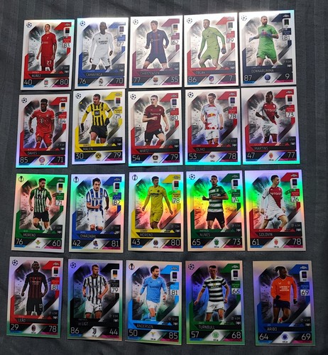 Topps match attax uefa - match, 2022/23