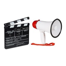 Film set Filmset mit Megafon