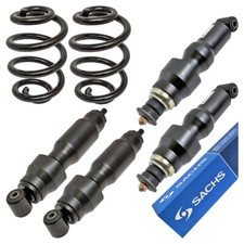 SACHS Stoßdämpfer verstärkt vorn hinten +Fahrwerksfeder verstärkt hinten VW T4