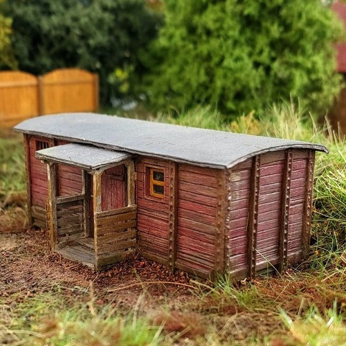 Gartenhäuschen wagen 87 - 1:87, /