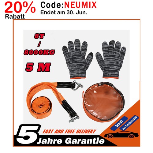 Notfall abschlepp gurt - 5m,