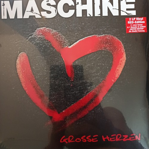 Maschine grosse herzen red - maschine,