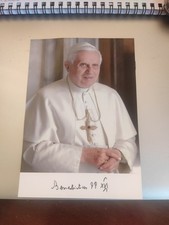 Papst Benedikt XVI. Autogramm