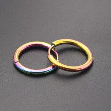 1 oder 3 Paar Creolen Rund 8-20 mm INNENDURCHMESSER Edelstahl Damen Herren