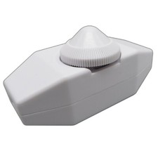 LED Dimmer 60W Kabeldimmer Drehdimmer Leuchtmittel 1- 60W Drehdimmer Dimmer weiß