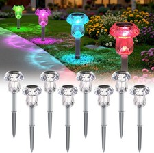 8 Pack Mushroom Solar Pathway