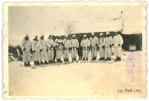 Orig foto soldaten mit - foto, winter
