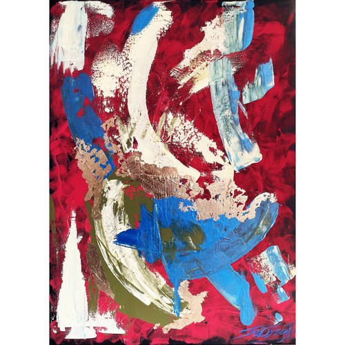 Abstrakt wandbild fisch - abstrakt,