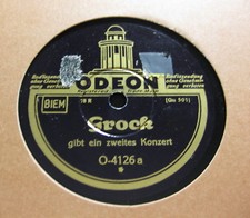 Grock (Clown) - Gibt ein zweites Konzert / Hört eine Forelle ODEON (1194)