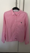 US Polo Assn. , Damen Hemd, Langarm, rosa