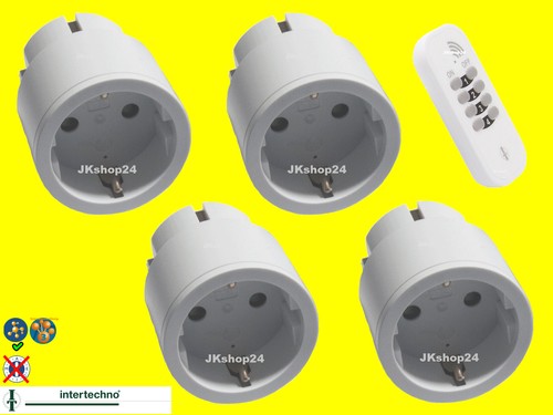 Mini funksteckdosen set - funksteckdosen, 4-er-set
