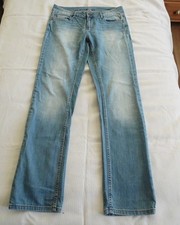 Einfache Jeans Hose hellblau