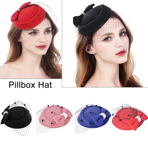 Pillbox hut vintage - pillbox-hut,, vintage-kappen