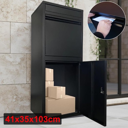 Briefkasten mit paketfach - mit,