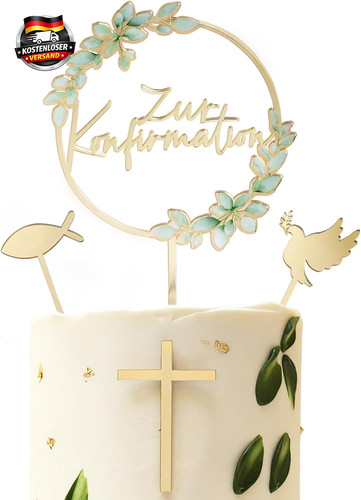 Tortendeko konfirmation cake - konfirmation,