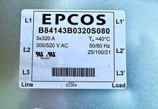 Netzfilter PowerLine Filters EPCOS B84143B0320S080 3-Phase EMI/EMC Filter