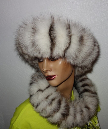 Polarfuchs pelz stirnband - polarfuchs,