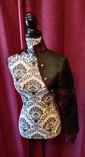 Lucardis Feist Feiststyle einarm Jacke Bolero Braut Brokat Gothic Steampunk WGT