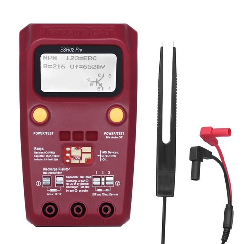 Digital esr02 pro tester - esr02,