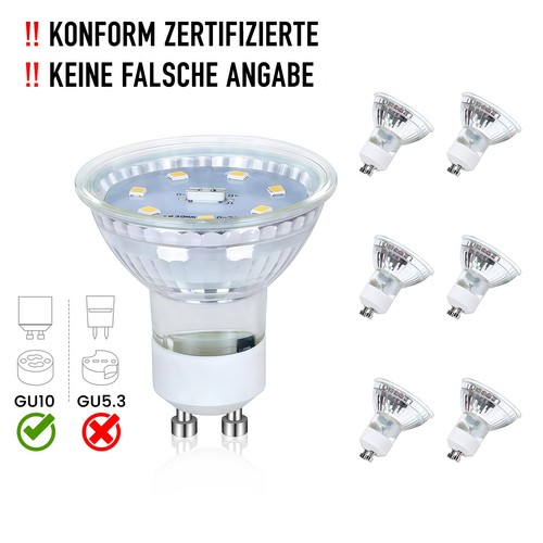 10er led gu10 leuchtmittel - led,