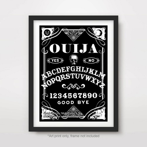 Ouija board kunstdruck poster - board,