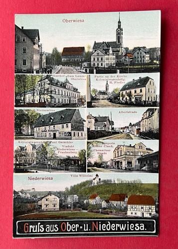 Ober und niederwiesa - ak, ober-