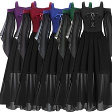 Mädchen Partykleid Renaissance Adels Tunika Kleid Cosplay Mittelalterliches