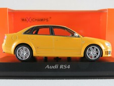 Maxichamps 940 014600 Audi RS4 Limousine (2004) in gelb 1:43 NEU/OVP