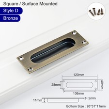 Finger Hidden Türgriff Flush