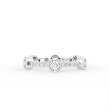 18k rotgold ewigkeit diamant - rotgold,