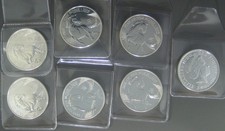 7x 1 oz Großbritannien 1 oz