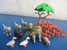 Wolf Fuchs Dachs Gänse Wölfe Waldtiere z 4207 Forsthaus 4850 ZOO Playmobil 8030