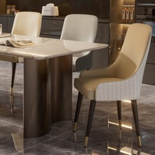 2er Set Leder Esstisch