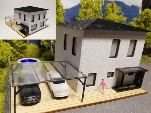 Kubushaus berta mit carport - berta,