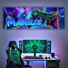 vz122 Gamer poster mit Namen