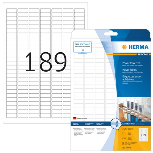Herma power etiketten - power,
