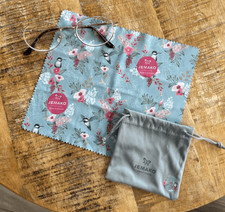 Jemako® - Brillentuch *Kolibri* für 👓 Kamera 📷 Smartphone 📱, Fernglas 🔭