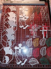 40 Stanzteile Kartenaufleger Trauerkarten Beileid Kondolenzkarten DIY Gingko 